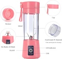 Portable and Rechargeable juicer Blender pink