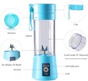 Portable and Rechargeable juicer Blender blue