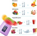 Portable and Rechargeable juicer Blender Purple
