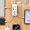 8-Port USB to 4 USB 4 Type-C 25W Fast Charging Hub