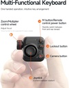 TOKQI 3-Axis Phone Gimbal Stabilizer for iPhone and Android with Magnetic Fill Light
