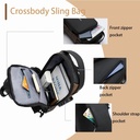 PEAGLOB Travel Sling Bag Waterproof Crossbody Bag 