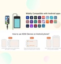 XENX Drawing Tablet Made from ABS Material, Featuring 8192 Pressure Sensitivity Levels, a Pen Resolution of 5080 LPI, a Reporting Rate of 266 PPS, Two Buttons, No Battery Required