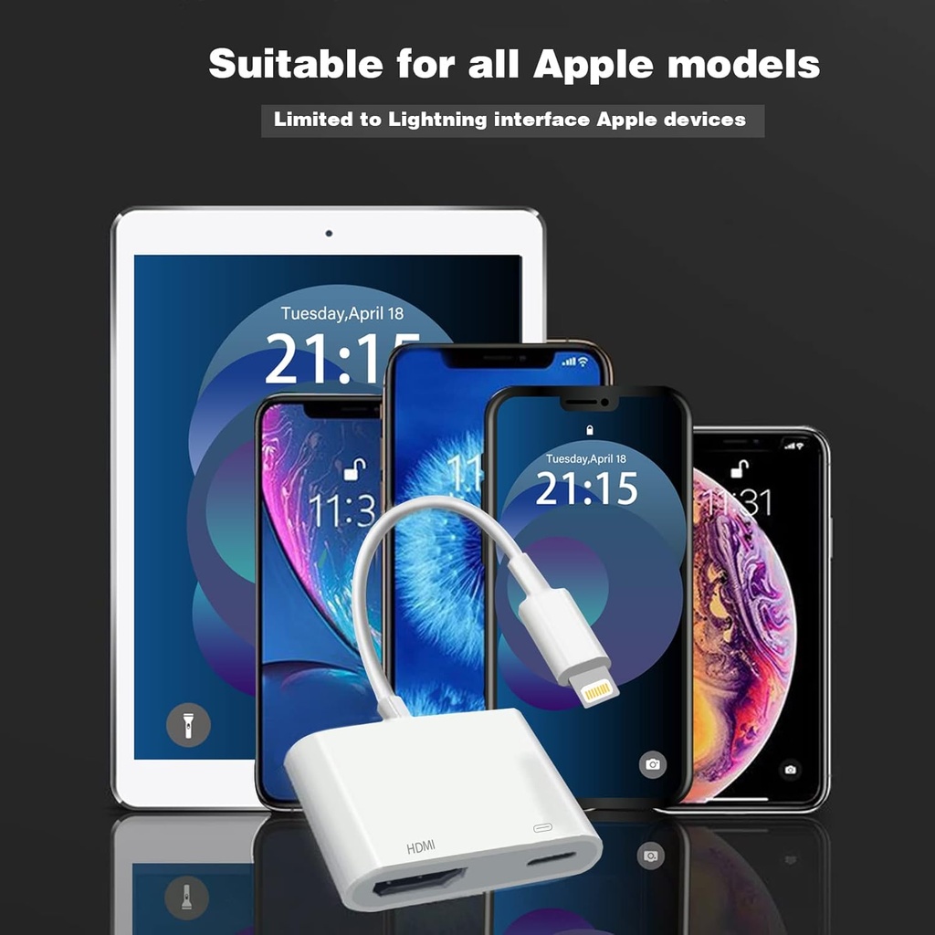 Lightning to HDMI Adapter for iPhone 