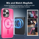 Vooii Strong Magnetic iPhone 15 Pro Max Case - Hot Pink