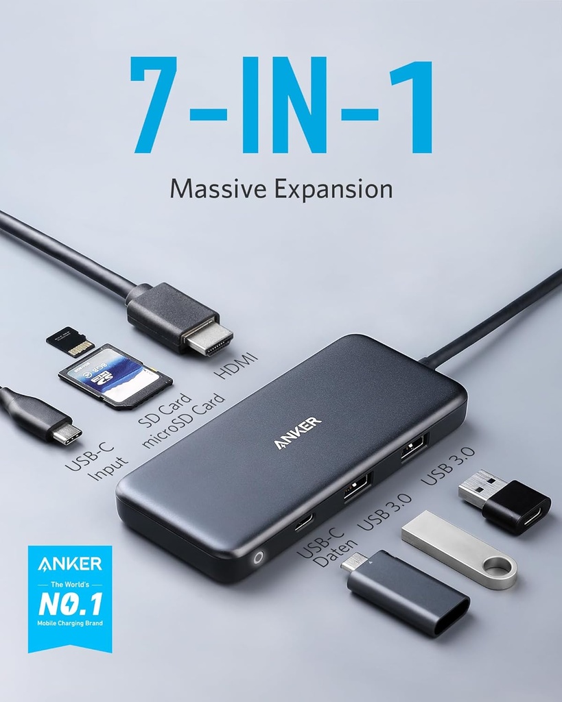 Anker 7in1 Multi-Port USBC Hub with 4K HDMI