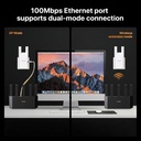 Tenda WiFi Extender N300, WiFi Extender Signal Booster, with Ethernet Port, Up to 800 Sq. Ft.,Single Band WiFi Booster, Repeater Mode&AP Mode,Easy Setup,2.4GHz only(R10-WT)