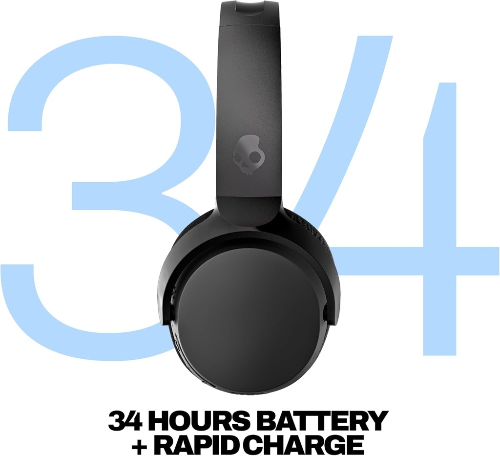Skullcandy Riff Wireless 2 On-Ear Headphones - Black 250