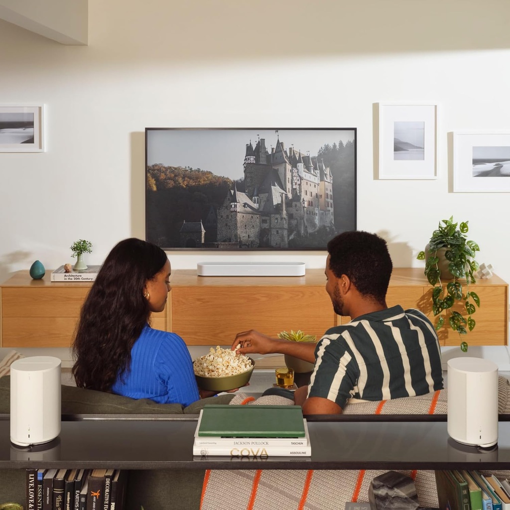 SONOS Era 100 PORTABLE Alexa Enabled Smart SPEAKER, White