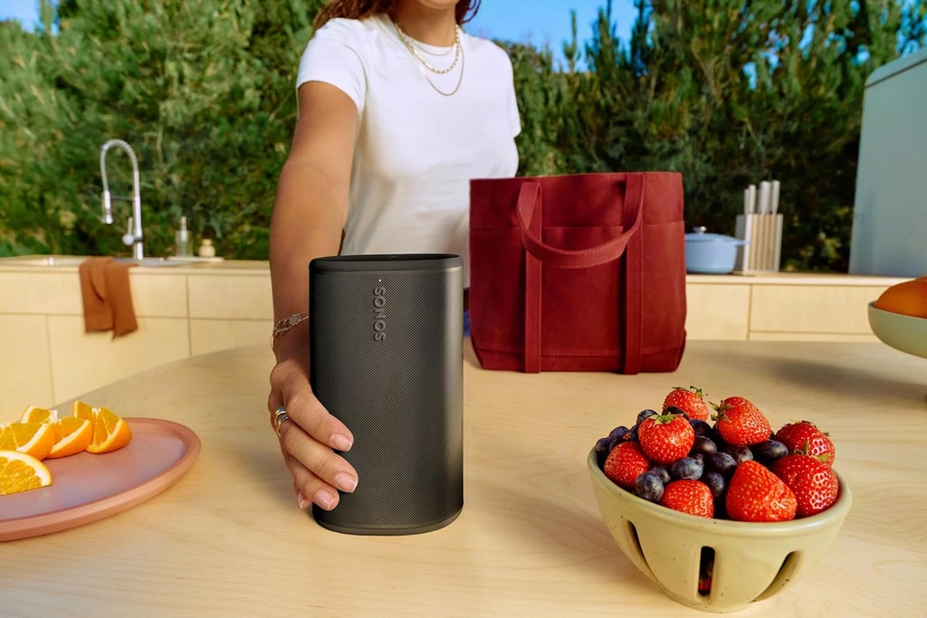 SONOS ROAM 2 PORTABLE WATERPROOF SPEAKER, Black