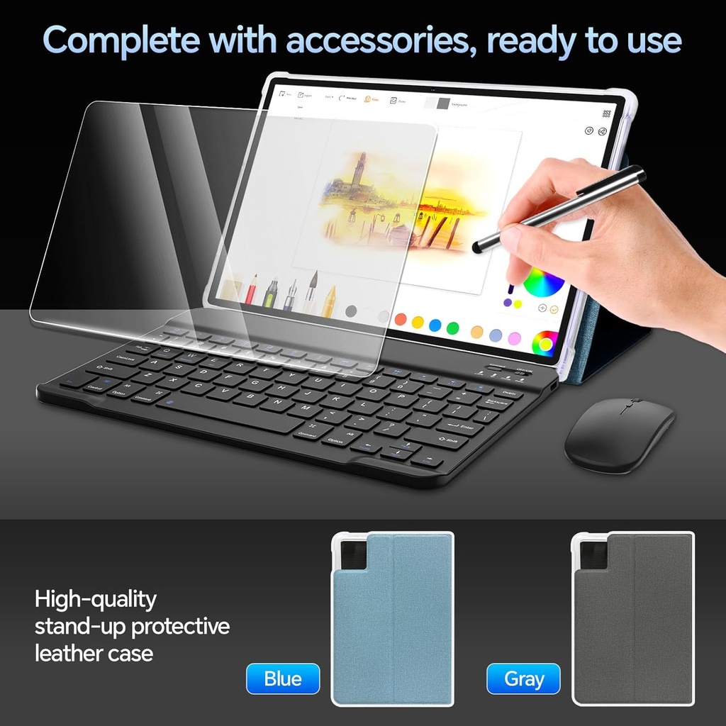 MIYOKIMIRO Andriod 15 Tablet with 10.1inch display 