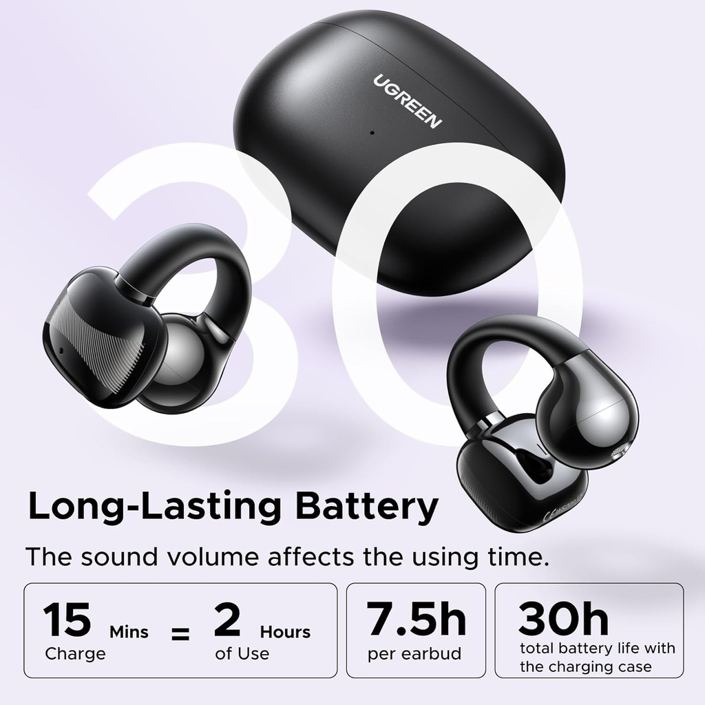 UGREEN HiTune S3 Open Ear Earbuds Bluetooth 5.4 Clip On 