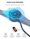 Sinoacc Charger for Samsung Galaxy Watch 7/6/6 Classic/5/5 Pro/4/4 Classic/3/Active 2/Active 1/Ultra/Fe Galaxy Watch Charger