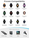 Sinoacc Charger for Samsung Galaxy Watch 7/6/6 Classic/5/5 Pro/4/4 Classic/3/Active 2/Active 1/Ultra/Fe Galaxy Watch Charger