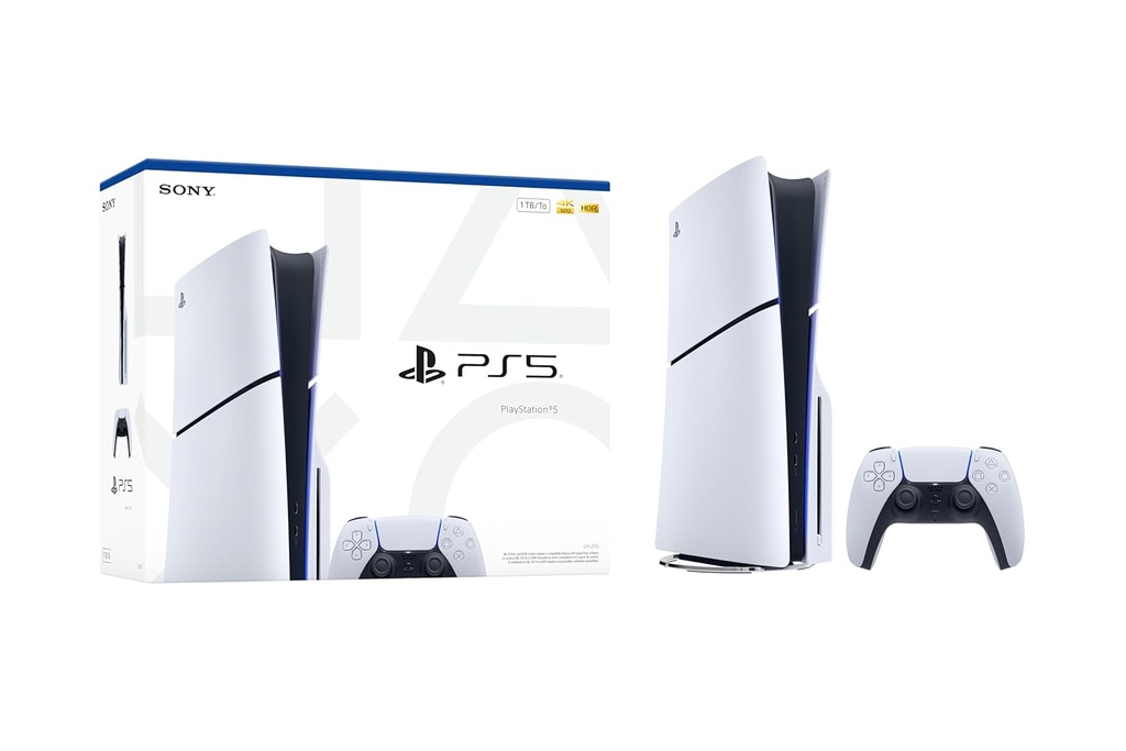Sony Playstation 5 Slim Disc Console 1TB with one control pad 