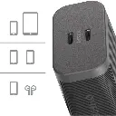 OtterBox Premium Pro USB-C Fast Wall Charger 60W Dual Port - Black
