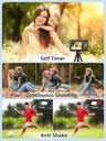  Digital Camera, FHD 1080P Digital Point and Shoot Camera with 16X Zoom Anti Shake, 32GB Card, Compact Small Camera for Boys Girls Kids, Black