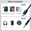 Ououdee USB C to 3.5mm Aux Cord Audio Adapter