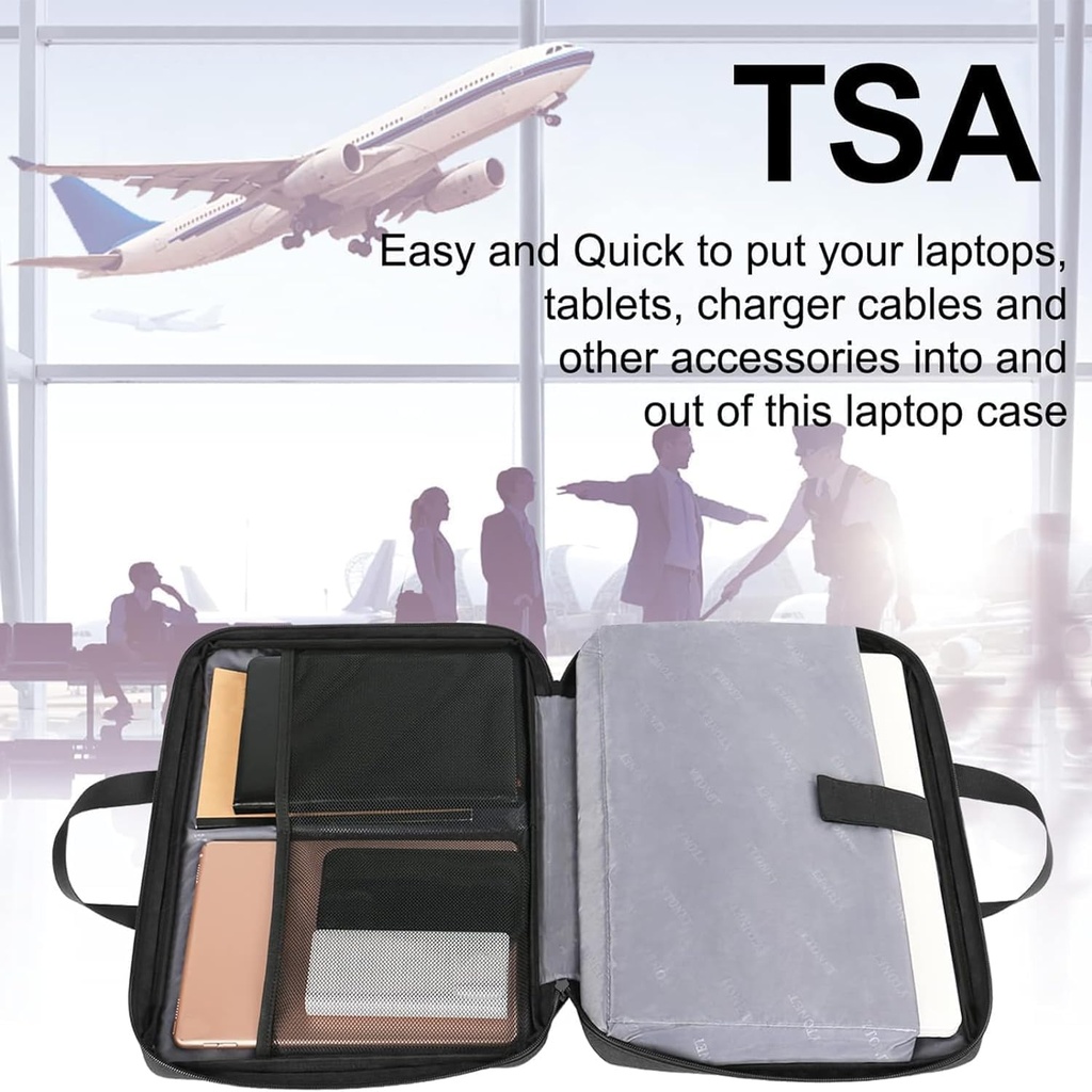 Ytonet Laptop Case 15.6 Inch, Water Resistant Laptop Bag Sleeve 