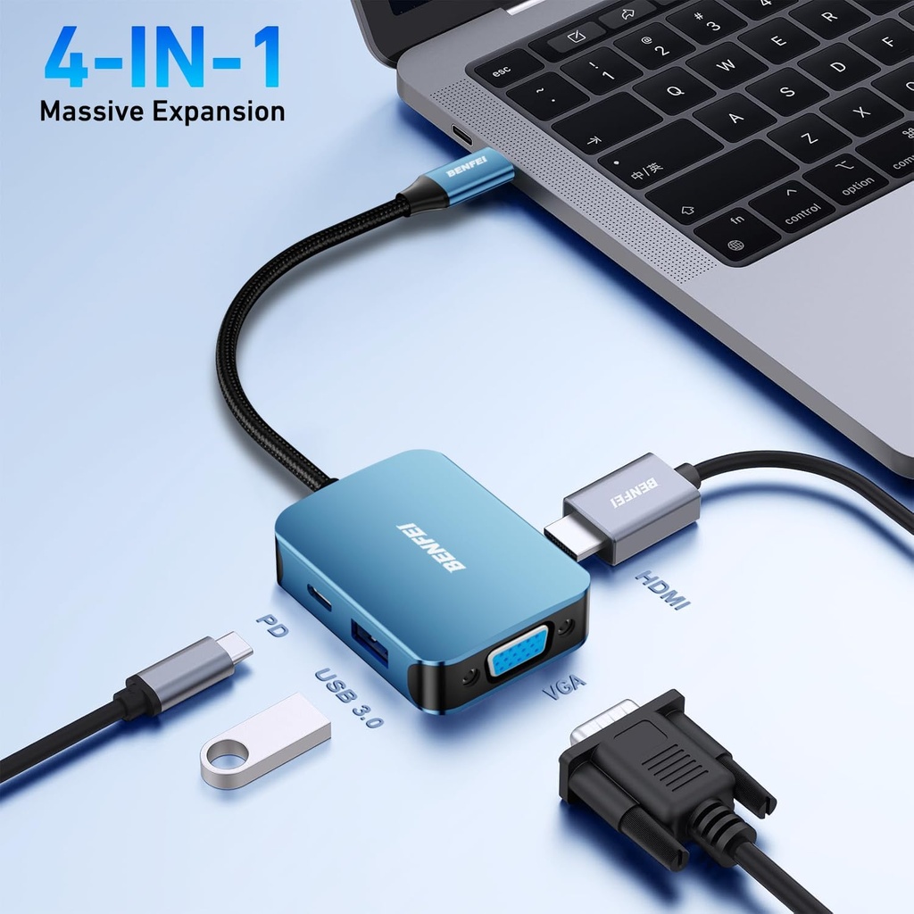 BENFEI USB C HUB 4-in-1