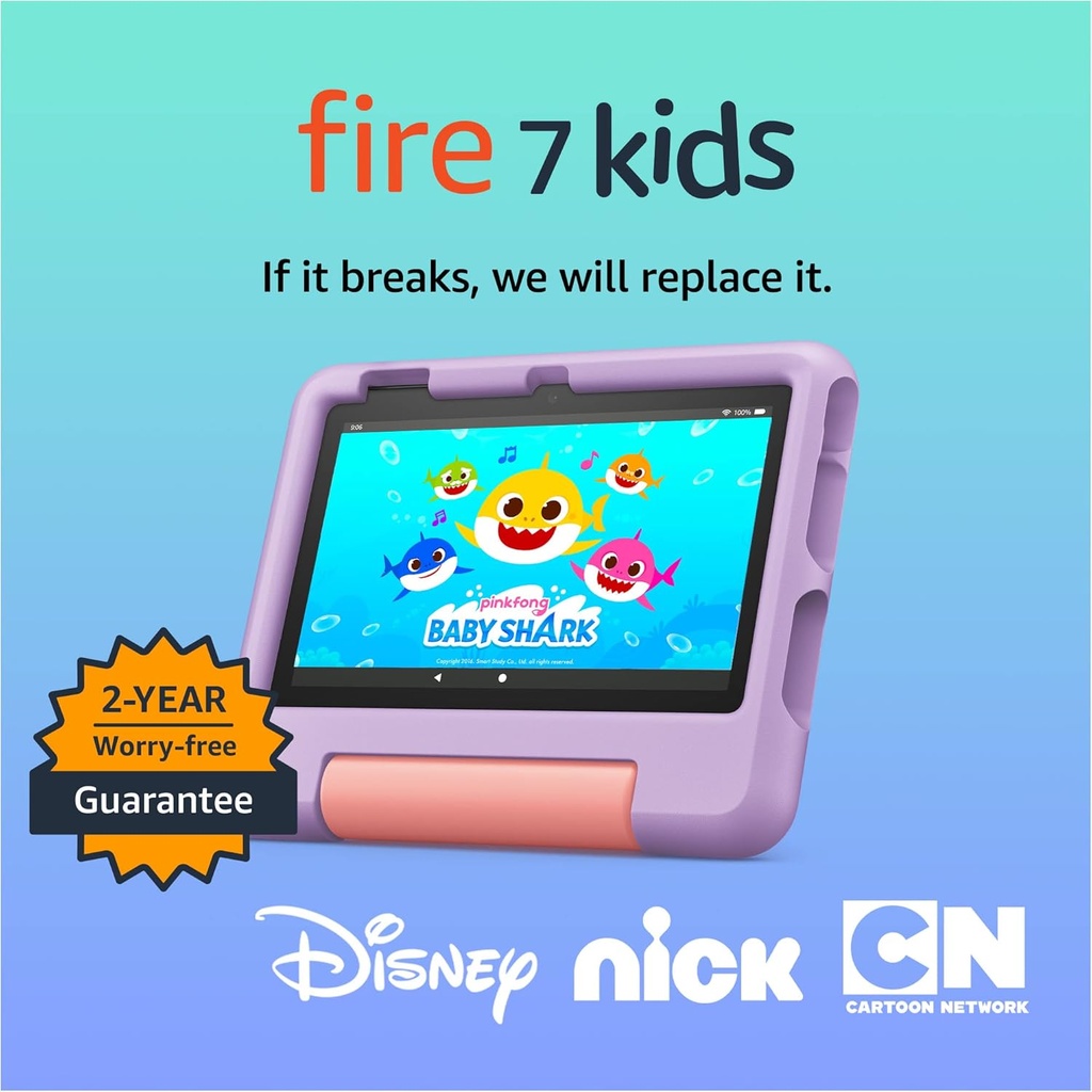 Amazon Fire 7 Kids tablet (newest model) ages 3-5.