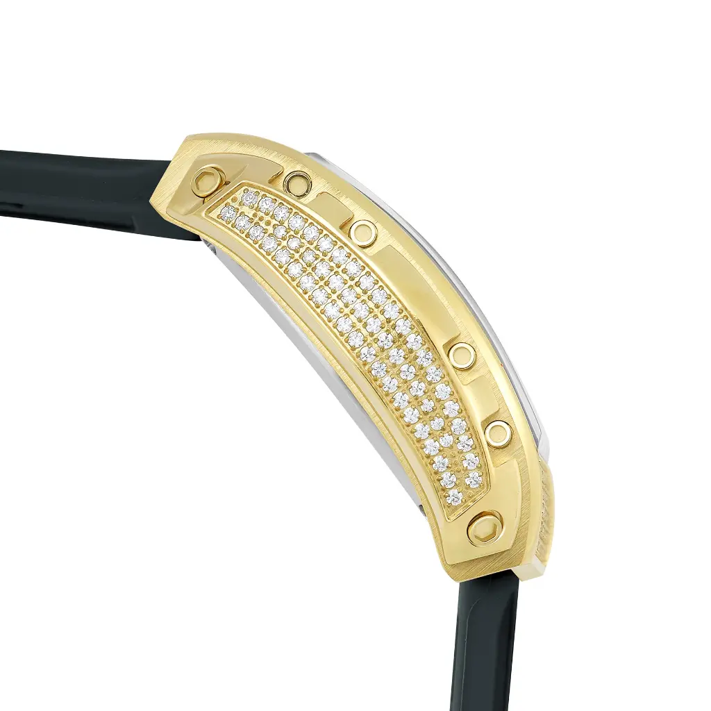 Giorgio Milano IP Gold case with Stone Bezel REGINA 242SG513