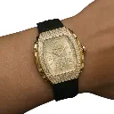 Giorgio Milano IP Gold case with Stone Bezel REGINA 242SG513