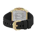 Giorgio Milano Square Chronograph IP gold stainless steel with black plated bezel MARCUS 250SGBK313