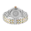 Giorgio Milano round stainless steel two tone IP gold ,silver dial and date movt LUCIS 249STG02