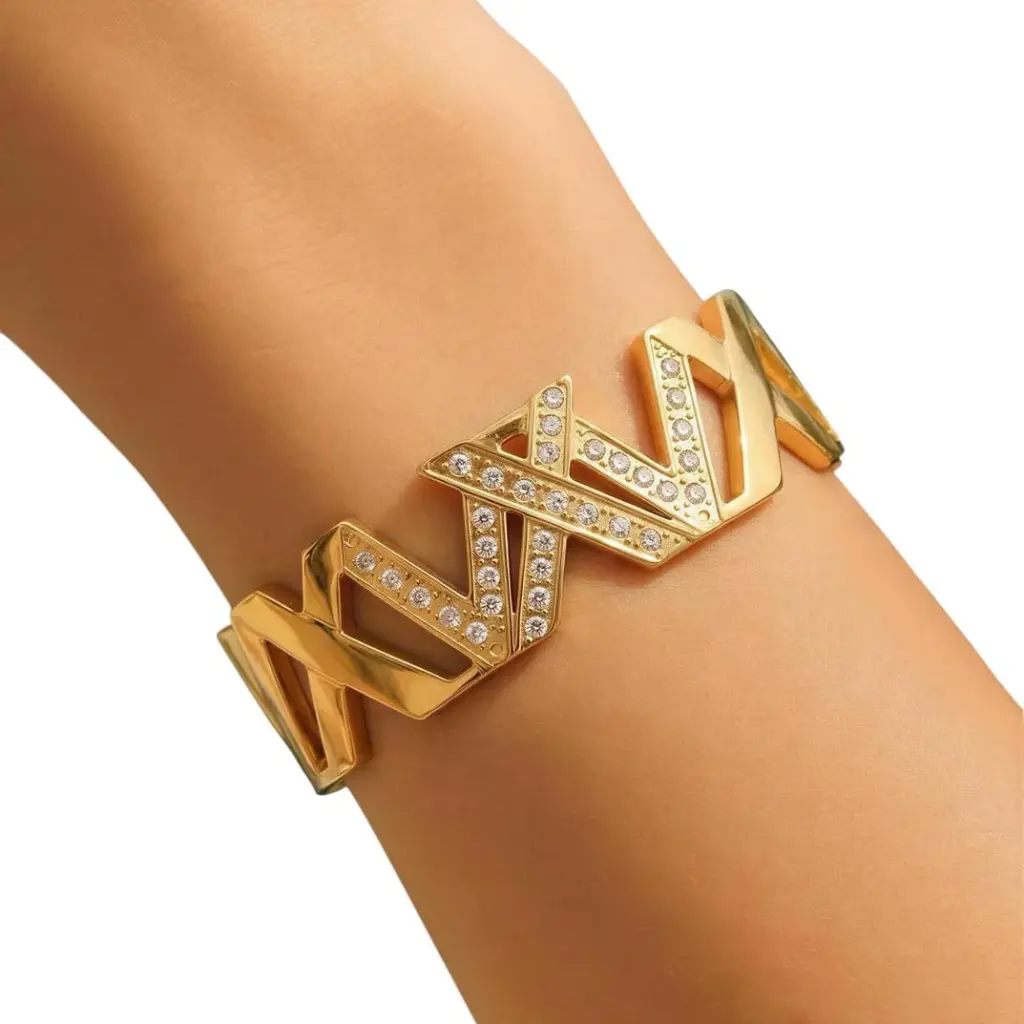 GIORGIO MILANO WOMEN STAINLESS STEEL BANGLE GOLD W4159SG 