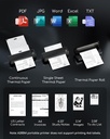 PORTABLE INKLESS THERMAL PRINTER 