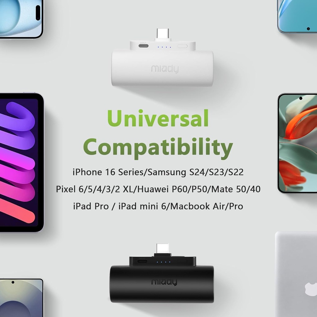 MIADY HYGO13B USB CONNECTOR 5000mAH BLUE/BLACK