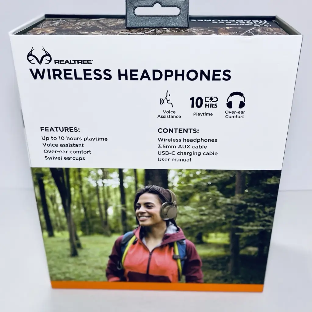 REALTREE WIRELESS HEADPHONES 