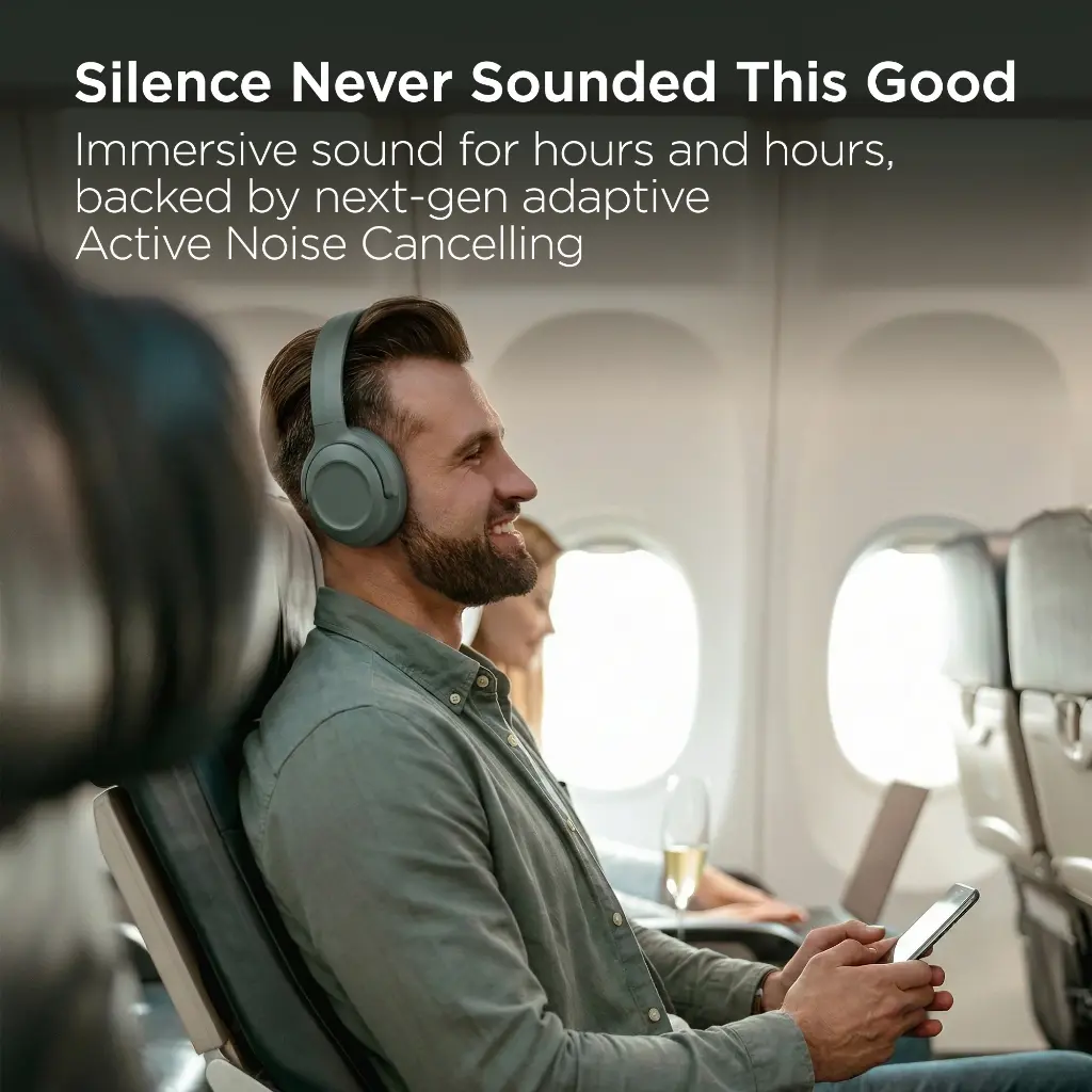 HYPERGEAR ACTIVE NOISE CANCELLING STEALTH 2 HEADPHONES