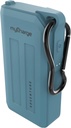 myCharge Portable Charger Waterproof USB C Power Bank Adventure, Rugged Outdoor External Battery Pack Backup (3,350 mAh) (Grey)