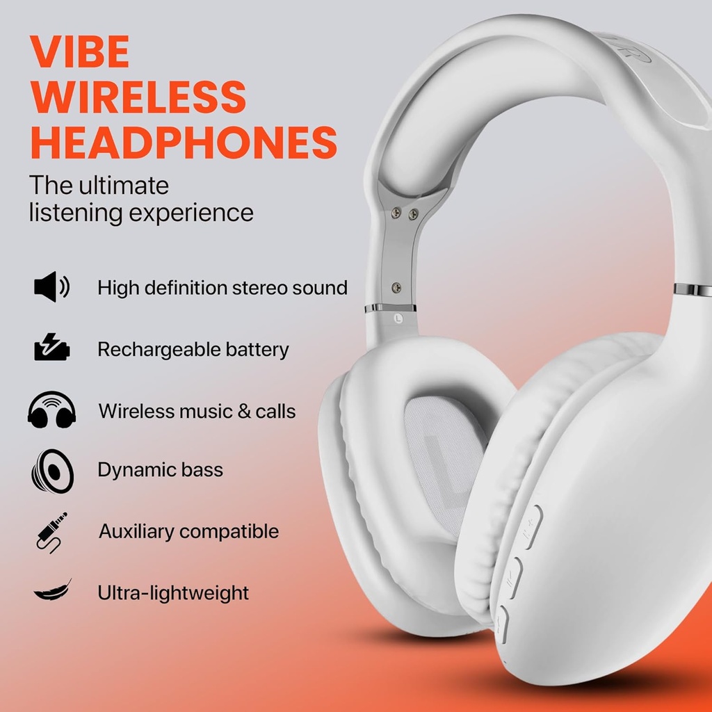 HYPERGEAR VIBE WIRELESS HEADPHONES 