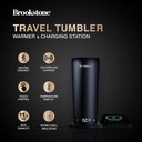 Brookstone Travel Tumbler Warmer & Charging Station