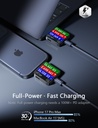 LISEN 6.6FT USB C TO USBC 240W FAST CHARGING BRAIDED CABLES