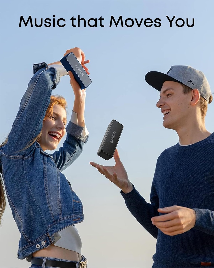SOUNDCORE by Anker 2 Portable Speakers with Stereo Sound