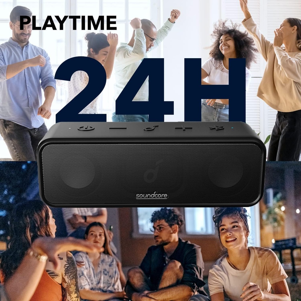 SOUNDCORE by Anker 3 Portable Speakers Waterproof IPX7