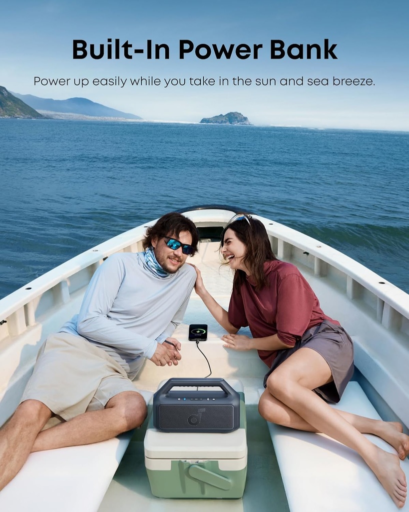 SOUNDCORE by Anker Boom 2 Outdoor Speakers 80w Subwoofer