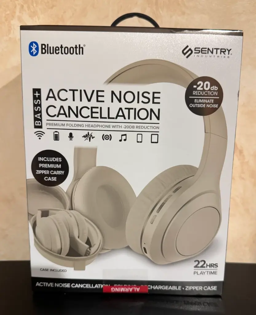 SENTRY ACTIVE NOISE CANCELLATION HEADPHONES