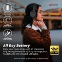 SENTRY ACTIVE NOISE CANCELLATION HEADPHONES BLACK