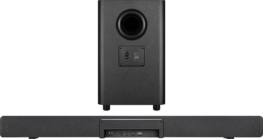 NSIGNIA NS-SBAR21F20-2.1-Channel 80W Soundbar System with Wireless Subwoofer - Black