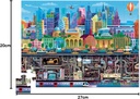 Crocodile Creek Above + Below 48-Piece Jigsaw Floor Puzzle - Fun Floor Puzzles for Kids Ages 4-8 - Things that Go - 27 x 20 inches Finished 