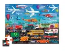 Crocodile Creek Above + Below 48-Piece Jigsaw Floor Puzzle - Fun Floor Puzzles for Kids Ages 4-8 - Things that Go - 27 x 20 inches Finished 