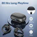 BX30 Sajawass True Wireless Earbuds for Sport waterproof , Black