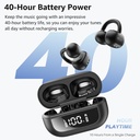 TOZO Open EarRing True Lightweight wireless Earbuds , Black 