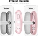 Apple Airpods Max Headphone 4 in 1 Ear Pad Covers/Ear Cups/Headband Cover , Clear pink