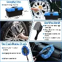 27pcs Car Wash Detail Kit, Car Wash Detail Brush Set, Car Wash Detail Drill Brush Set, Detail Brush, Car Wash Kit, Car Wash Accessories, Car Cleaning Tool Kit for Interior, Exterior And Wheels - Without Power TOOL BOX